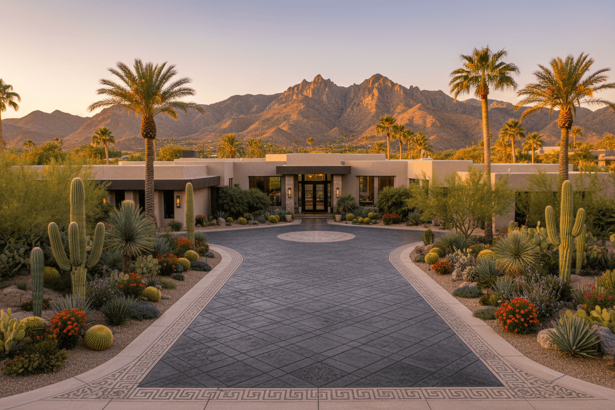 Paradise Valley Estate Driveway