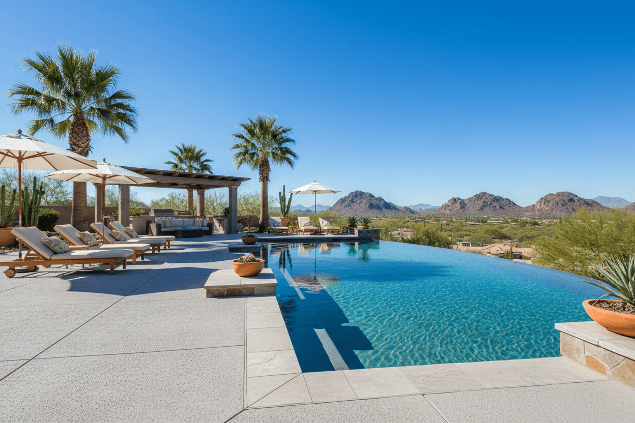 Resort-Style Pool Deck