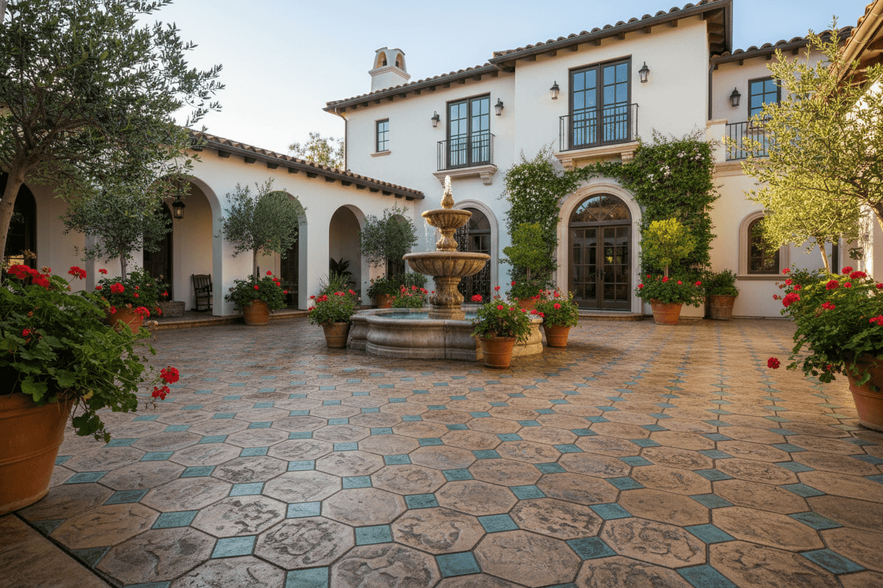 Mediterranean Courtyard