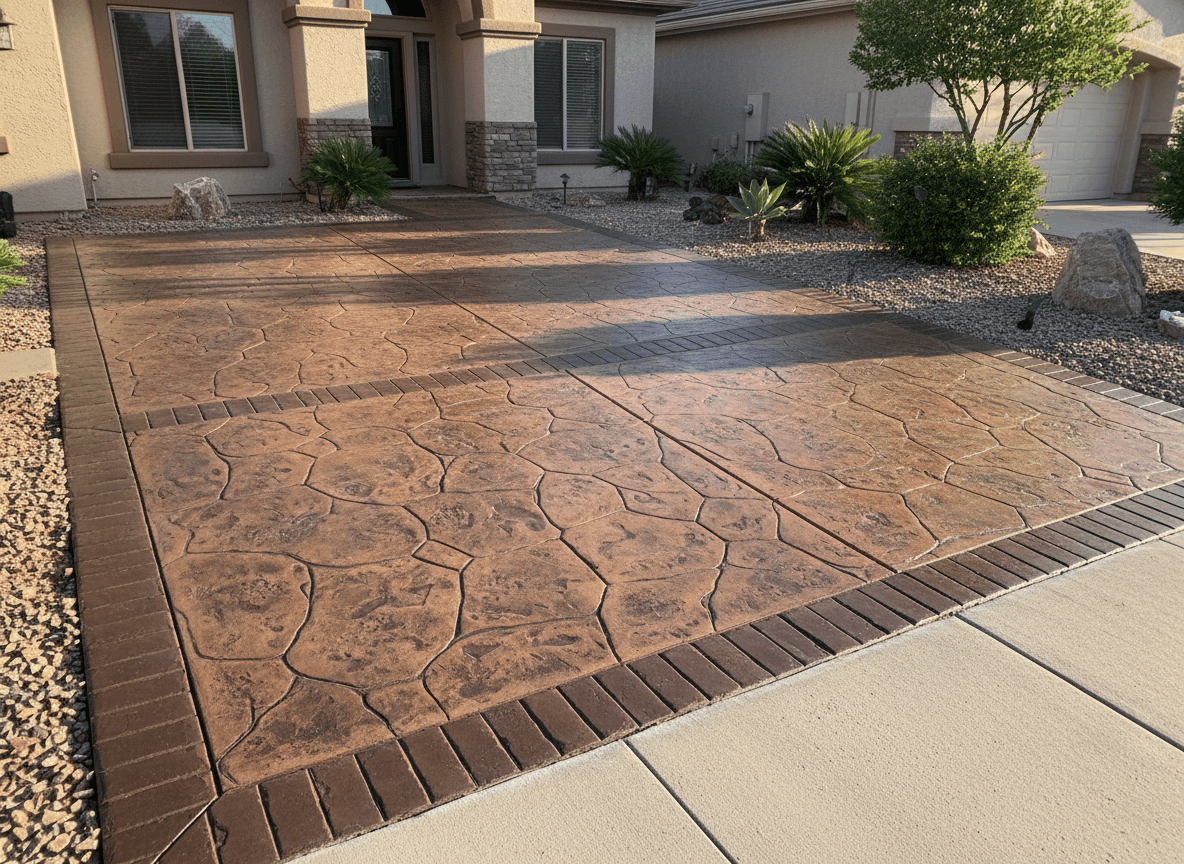 After: Scottsdale Driveway Upgrade